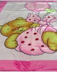 Плед детский Мишка розовый